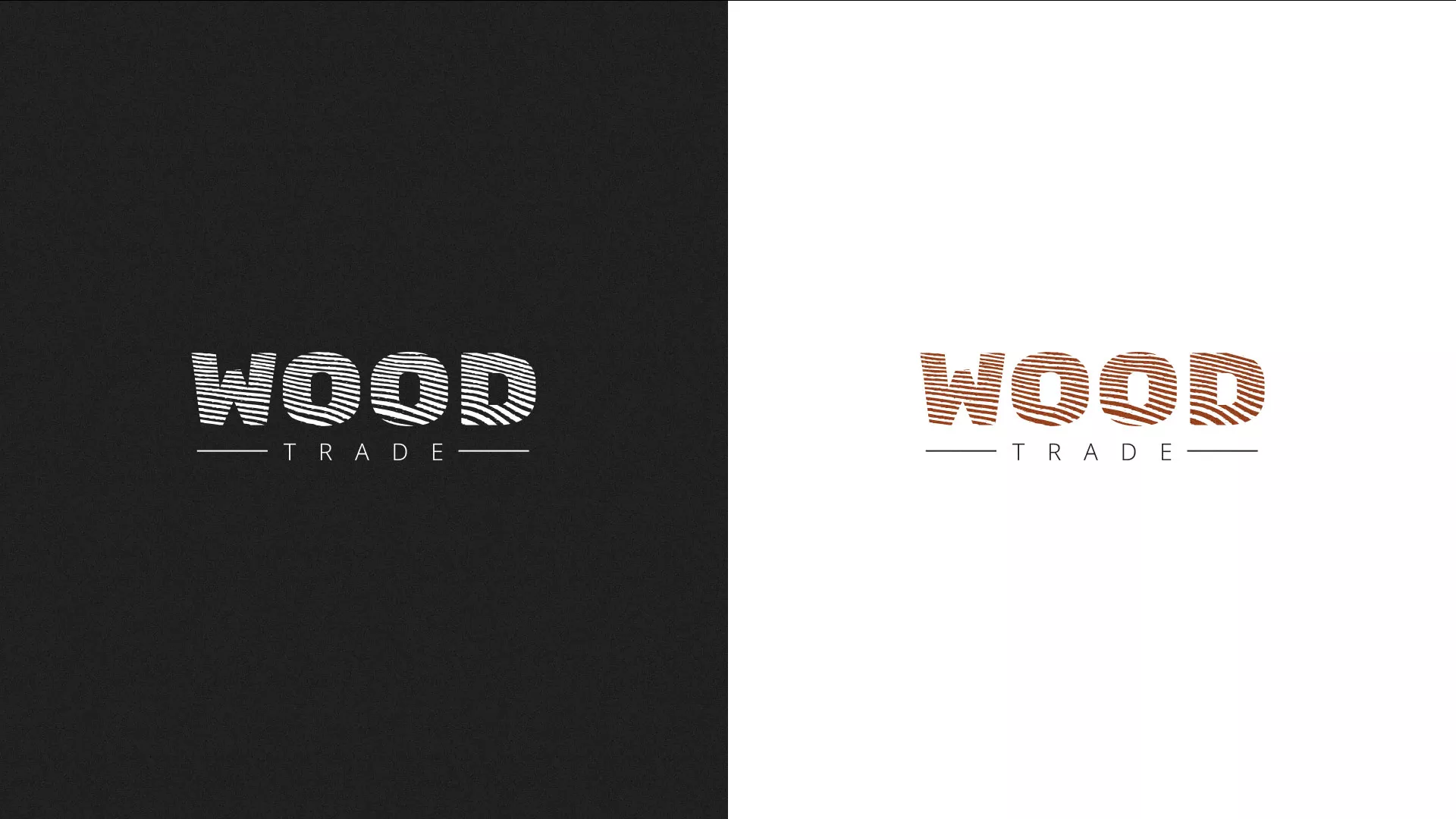 Разработка логотипа для компании «Wood Trade» в Козловке
