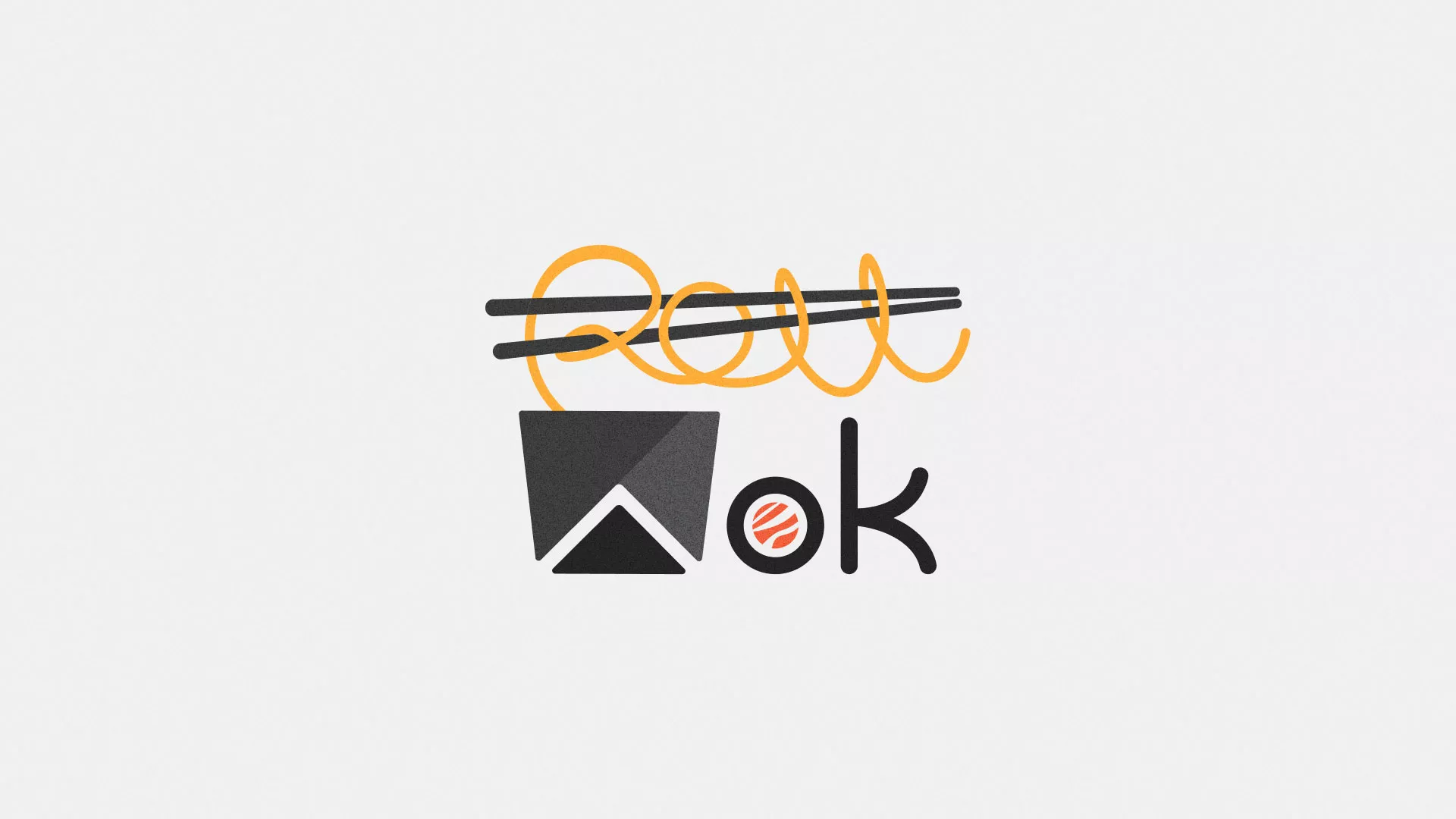 Разработка логотипа в Козловке для суши-бара «Roll Wok Club» Разработка логотипа в Козловке для суши-бара «Roll Wok Club»